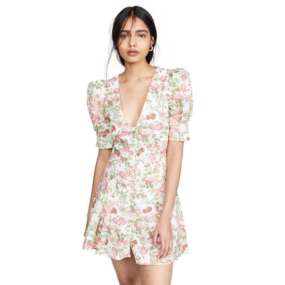 BEC & BRIDGE LE FOLLIES MINI FLORAL PRINT COTTON DRESS - Picture 4 of 14
